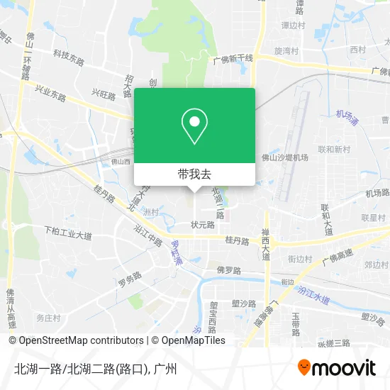 北湖一路/北湖二路(路口)地图