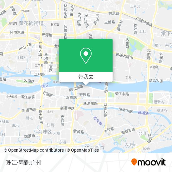 珠江·琶醍地图