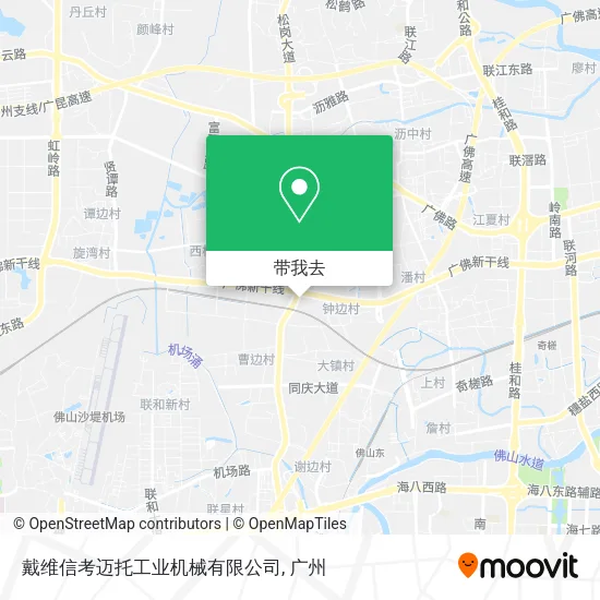 戴维信考迈托工业机械有限公司地图