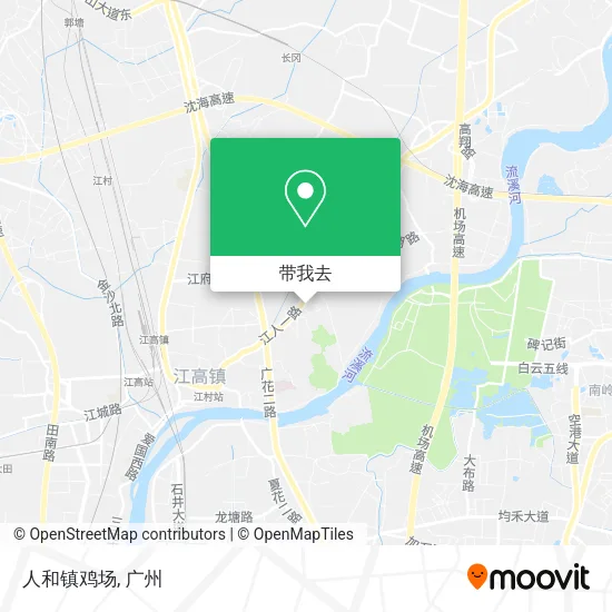 人和镇鸡场地图