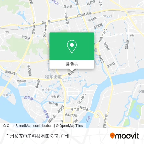 广州长五电子科技有限公司地图