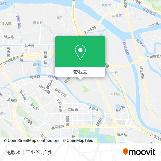 伦教永丰工业区地图