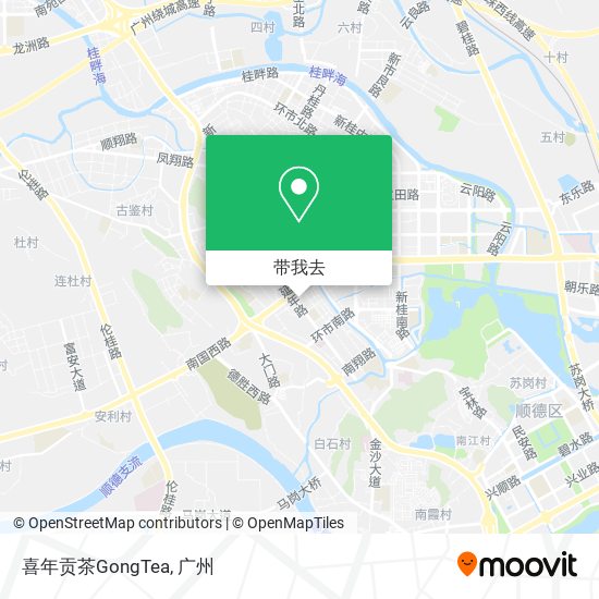 喜年贡茶GongTea地图
