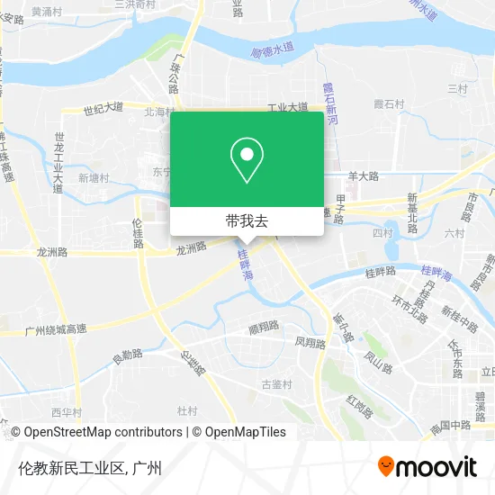 伦教新民工业区地图