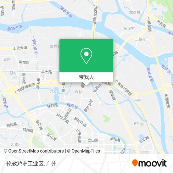 伦教鸡洲工业区地图