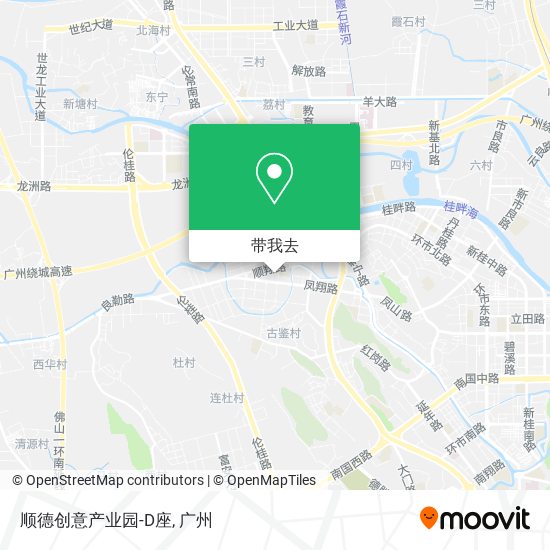 顺德创意产业园-D座地图