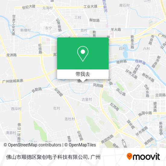 佛山市顺德区聚创电子科技有限公司地图