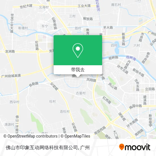 佛山市印象互动网络科技有限公司地图