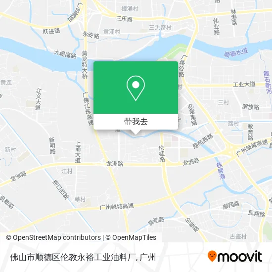佛山市顺德区伦教永裕工业油料厂地图