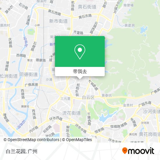 白兰花园地图