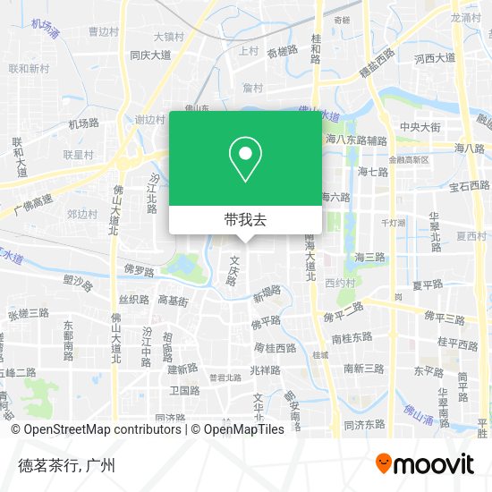 德茗茶行地图