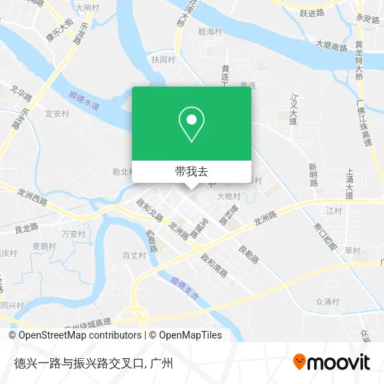 德兴一路与振兴路交叉口地图