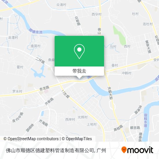 佛山市顺德区德建塑料管道制造有限公司地图