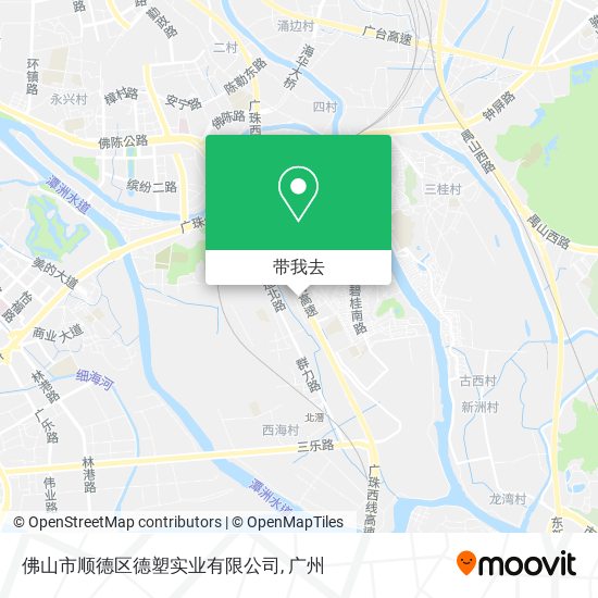 佛山市顺德区德塑实业有限公司地图