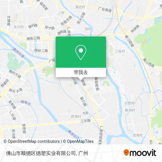 佛山市顺德区德塑实业有限公司地图