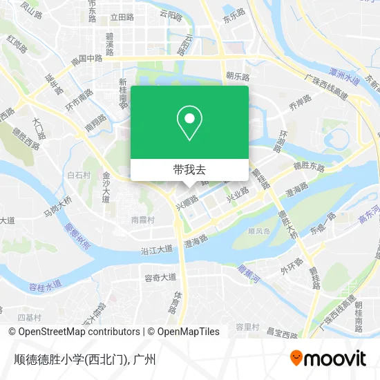 顺德德胜小学(西北门)地图