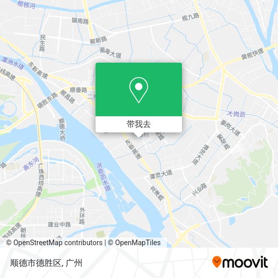 顺德市德胜区地图