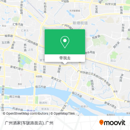 广州酒家(车陂路面店)地图