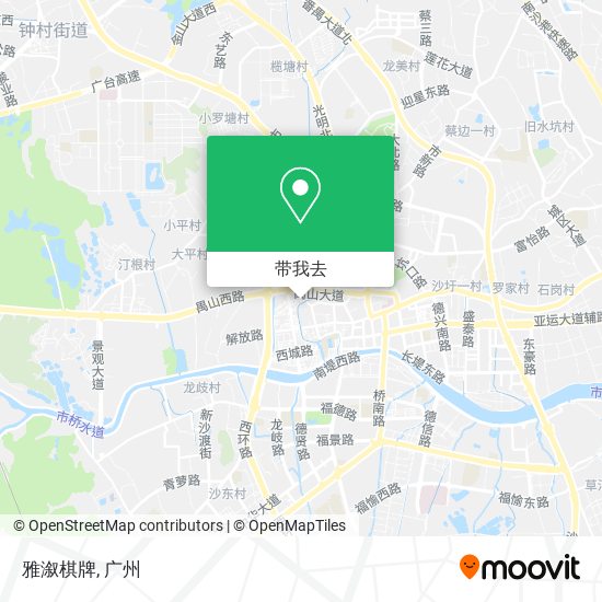 雅溆棋牌地图