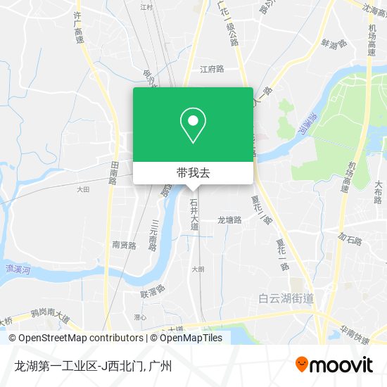 龙湖第一工业区-J西北门地图