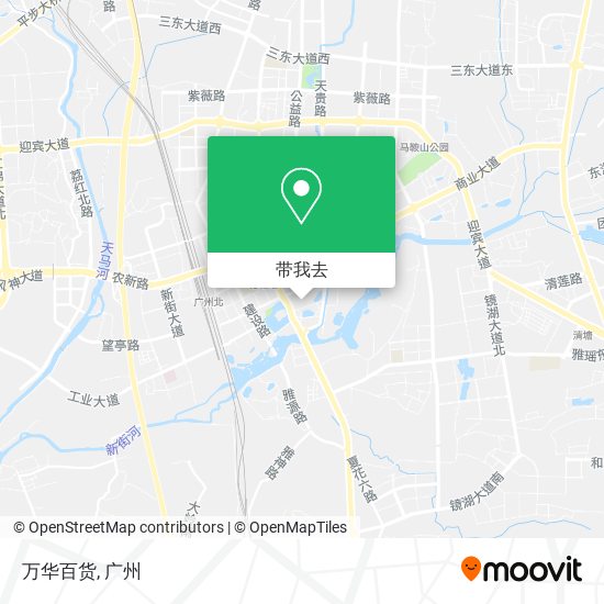 万华百货地图