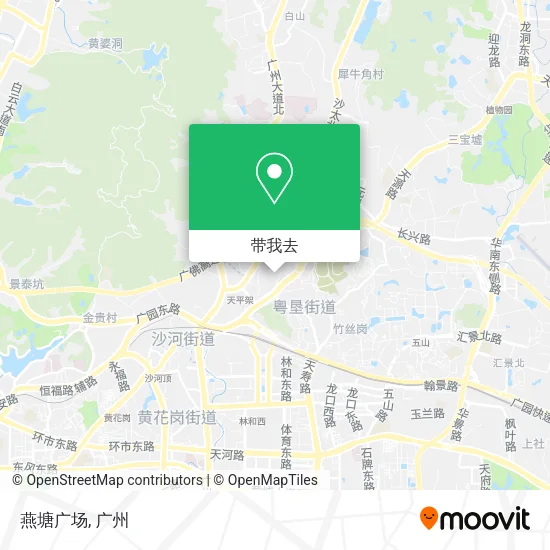 燕塘广场地图