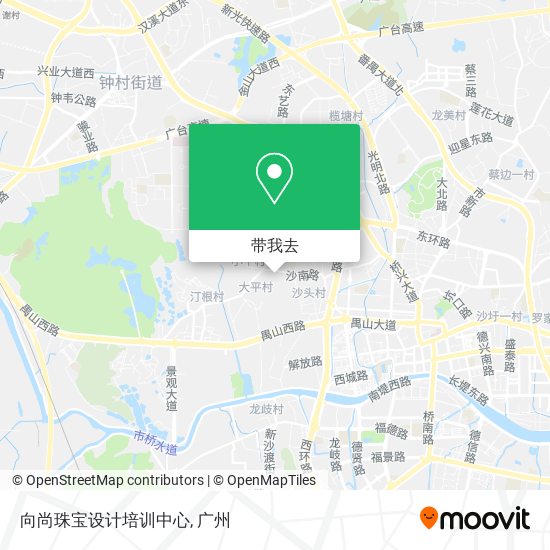 向尚珠宝设计培训中心地图