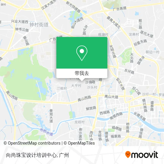 向尚珠宝设计培训中心地图