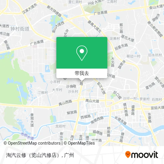 淘汽云修（览山汽修店）地图