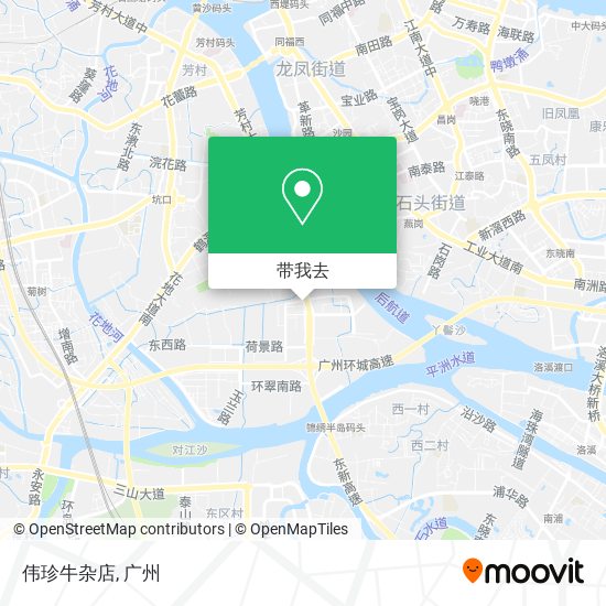 伟珍牛杂店地图