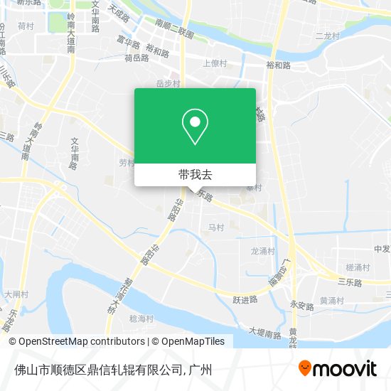 佛山市顺德区鼎信轧辊有限公司地图