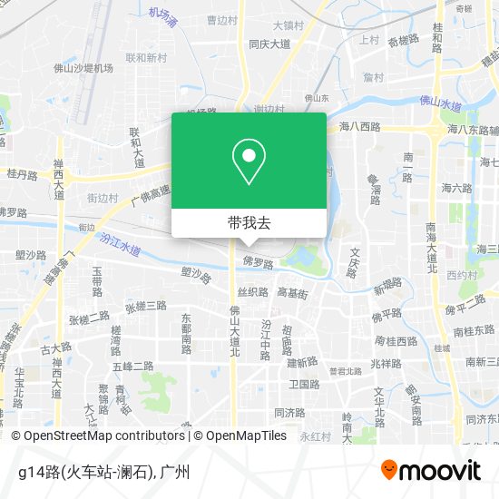 g14路(火车站-澜石)地图