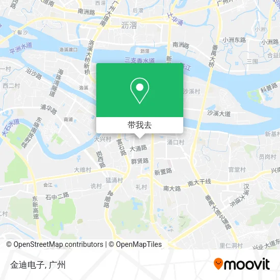 金迪电子地图