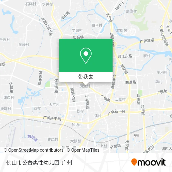 佛山市公普惠性幼儿园地图