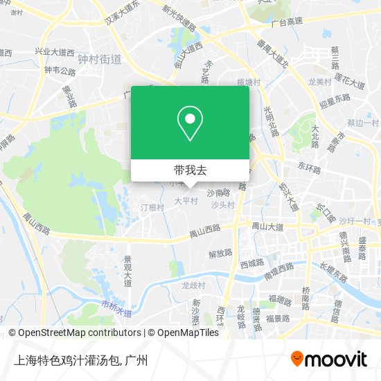 上海特色鸡汁灌汤包地图