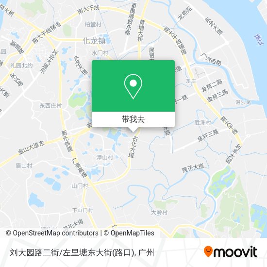 刘大园路二街/左里塘东大街(路口)地图