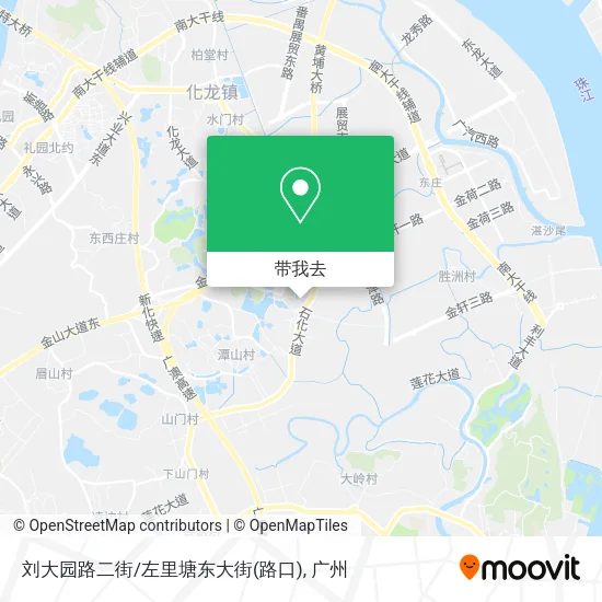 刘大园路二街/左里塘东大街(路口)地图