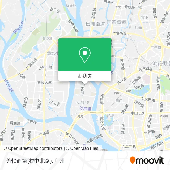 芳怡商场(桥中北路)地图