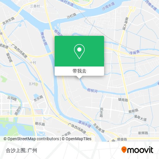 合沙上围地图