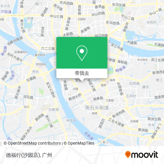 德福行(沙园店)地图