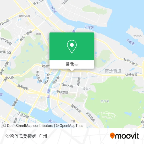 沙湾何氏姜撞奶地图