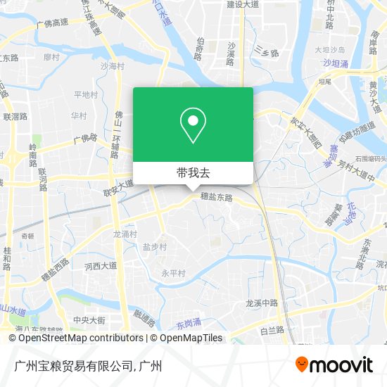 广州宝粮贸易有限公司地图