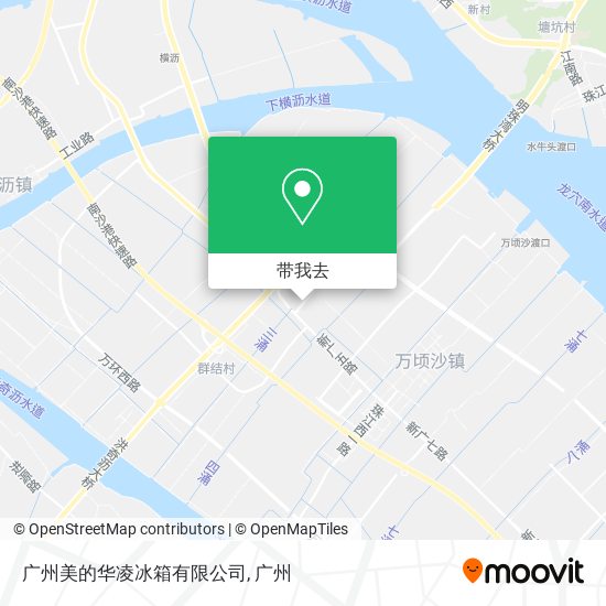 广州美的华凌冰箱有限公司地图