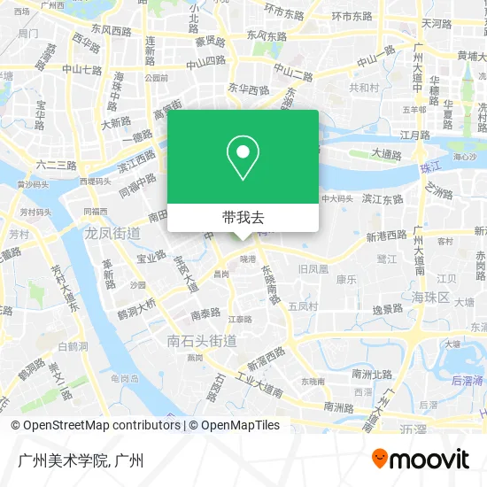 广州美术学院地图