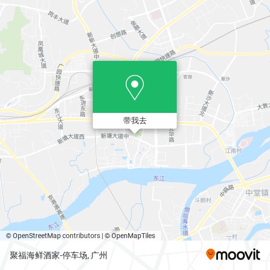 聚福海鲜酒家-停车场地图