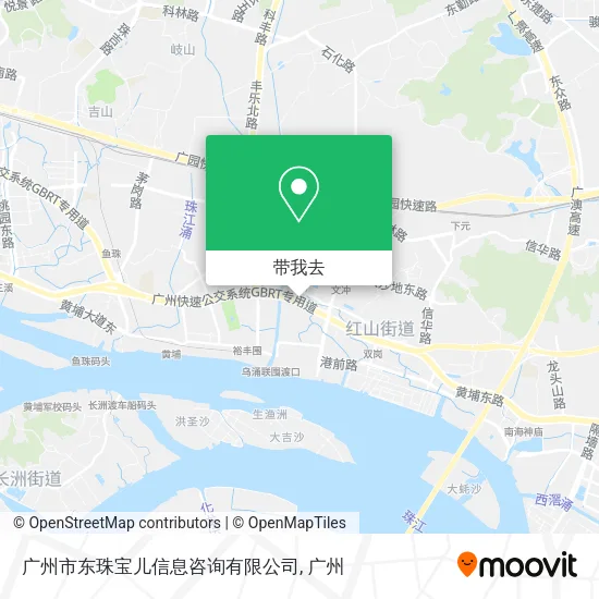 广州市东珠宝儿信息咨询有限公司地图