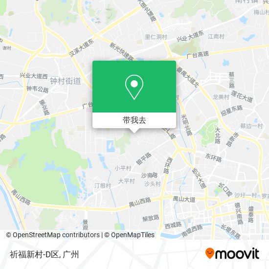 祈福新村-D区地图