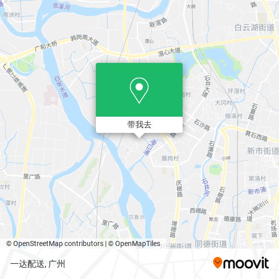 一达配送地图