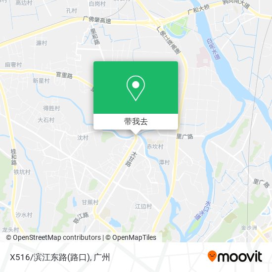 X516/滨江东路(路口)地图