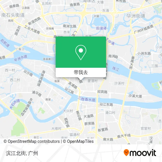 滨江北街地图